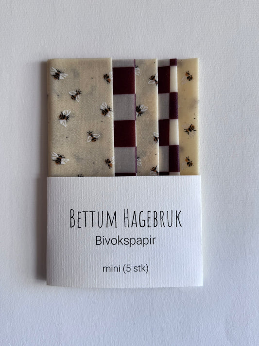 Bivokspapir – Bier – mini (5 stk)